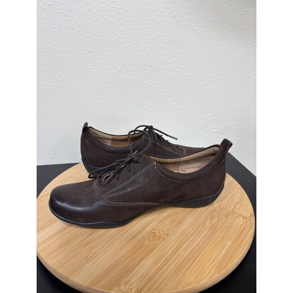 Taos Footwear Getaway Womens 7.5 Oxford Lace Up Brown Leather Lace Up Shoes - Picture 10 of 10